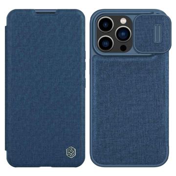 Nillkin Qin Pro Series iPhone 14 Pro Lompakkokotelo - Sininen