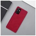 Nillkin Qin Samsung Galaxy A72 5G Lompakkokotelo - Punainen