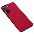 Samsung Galaxy S21+ 5G Nillkin Qin Sarja Lompakkokotelo - Punainen