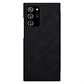 Nillkin Qin Series Samsung Galaxy Note20 Ultra Lompakkokotelo - Musta
