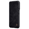 Nillkin Qin Series Samsung Galaxy S22 5G Lompakkokotelo - Musta