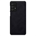 Nillkin Qin Sarja Samsung Galaxy A13 Läppäkotelo - Musta