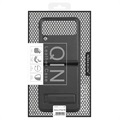 Nillkin Qin Series Samsung Galaxy Z Flip4 Hybridikotelo - Musta