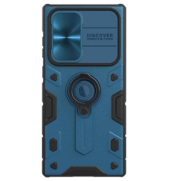 Nillkin CamShield Armor Samsung Galaxy S22 Ultra 5G Hybridikotelo - Sininen