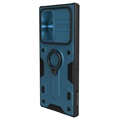 Nillkin CamShield Armor Samsung Galaxy S22 Ultra 5G Hybridikotelo - Sininen