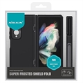 Nillkin Super Frosted Shield Fold Samsung Galaxy Z Fold4 Kotelo - Musta