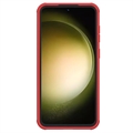 Samsung Galaxy S23 FE Nillkin Super Frosted Shield Pro Hybridikotelo - Punainen