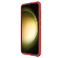 Samsung Galaxy S23 FE Nillkin Super Frosted Shield Pro Hybridikotelo - Punainen