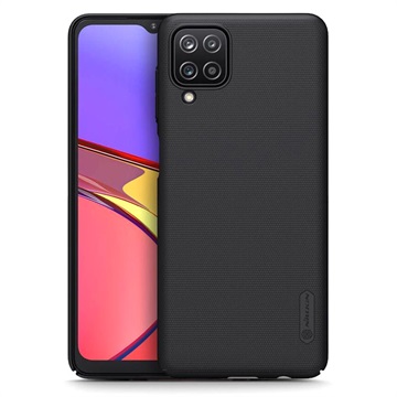 Nillkin Super Frosted Shield Samsung Galaxy A12 Suojakotelo - Musta