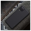 Nillkin Super Frosted Shield Samsung Galaxy A12 Suojakotelo - Musta
