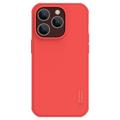 Nillkin Super Frosted Shield iPhone 14 Pro Suojakuori - Punainen