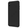 Nillkin Synthetic Hiilikuitu iPhone XS Max Suojakotelo - Musta