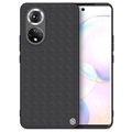 Nillkin Textured Huawei Nova 9/Honor 50 Hybridikotelo - Musta