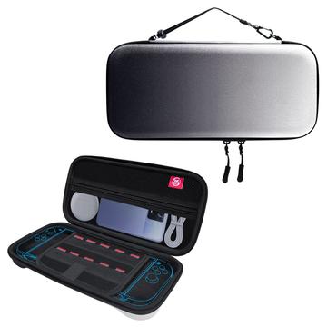 Nintendo Switch 2 JYS JYS-NS2283 Kaksiosastoinen EVA-kantolaukku - musta / valkoinen