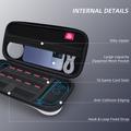 Nintendo Switch 2 JYS JYS-NS2283 Kaksiosastoinen EVA-kantolaukku - musta / valkoinen