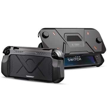 Nintendo Switch 2 Tech-Protect Carbonox -kotelo - Musta