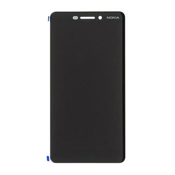 Nokia 6.1 LCD Näyttö - Musta