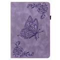 Nokia T21 Butterfly Series Folio Kotelo - Violetti