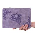 Nokia T21 Butterfly Series Folio Kotelo - Violetti