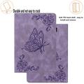 Nokia T21 Butterfly Series Folio Kotelo - Violetti