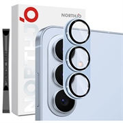 Samsung Galaxy S26 Northjo Täydellinen suojaus Matta metalli ja karkaistu lasi kameran objektiivin suojus - Sininen