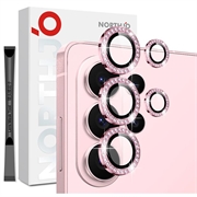 Samsung Galaxy S26 Ultra Northjo Setti kameran linssinsuojista strasseilla - Pinkki