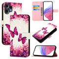 Nothing CMF Phone 2 Pro Wonder Series Lompakkokotelo - Ruusunperhoset