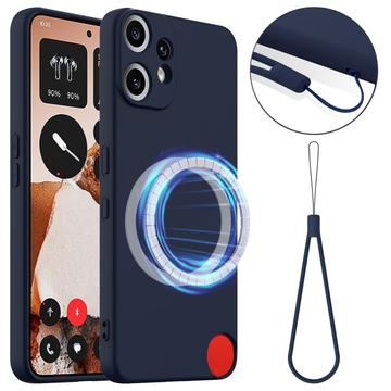 Nothing CMF Phone 2 Pro Nestemäinen Silikoni Suojakuori - MagSafe-yhteensopiva - Tummansininen