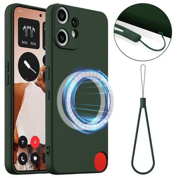 Nothing CMF Phone 2 Pro Nestemäinen Silikoni Suojakuori - MagSafe-yhteensopiva - Tummanvihreä