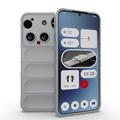 Nothing Phone (3) Rugged TPU Suojakuori - Vaaleanharmaa