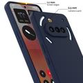 Nothing Phone (3a) Nestemäinen Silikoni Suojakuori - MagSafe-yhteensopiva - Tummansininen