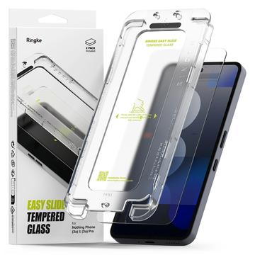 Nothing Phone (3a)/(3a) Pro Ringke Easy Slide Panssarilasi - 2 kpl.