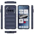 Nothing Phone (3a) Rugged TPU Suojakuori - Tummansininen