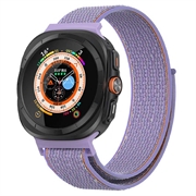 Samsung Galaxy Watch Ultra -Nailonhihna Tarrakiinnityksellä - 47mm - Violetti