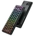 ONIKUMA G67 Magneettinen akselinen langallinen mekaaninen näppäimistö RGB-valolla - Musta / Värikäs