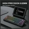 ONIKUMA G67 Magneettinen akselinen langallinen mekaaninen näppäimistö RGB-valolla - Musta / Värikäs