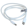 OTB Power Delivery USB-C / USB-C Kaapeli - 65W - Valkoinen