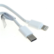 OTB USB-C / Lightning-kaapeli - iPhone 14/13/12/X/iPad Pro - 1m - Valkoinen