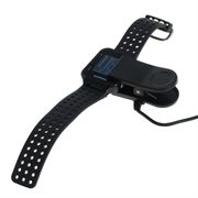 OTB USB-latauskaapeli / datakaapeli Garmin Forerunner 230/235/630/735XT, Approach G10/S20, vivomove HR - 1m - Musta