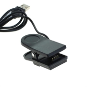 OTB USB-latauskaapeli / datakaapeli Garmin Forerunner 230/235/630/735XT, Approach G10/S20, vivomove HR - 1m - Musta