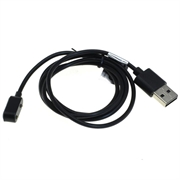 Huawei Band 6/Watch Fit/4X/Honor Band 6/Honor Watch ES OTB USB-latauskaapeli - musta