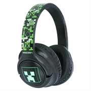 OTL Technologies Minecraft Creeper -LED-valot, langattomat kuulokkeet - musta / vihreä