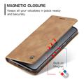 OnePlus 12 Caseme 013 Sarja Lompakkokotelo - Ruskea
