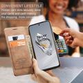 OnePlus 12 Caseme 013 Sarja Lompakkokotelo - Ruskea