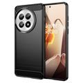 OnePlus 13 Harjattu TPU Suojakuori - Hiilikuitu