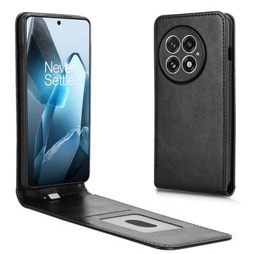 OnePlus 13 Pystysuora Lompakkokotelo Korttipaikalla - Musta