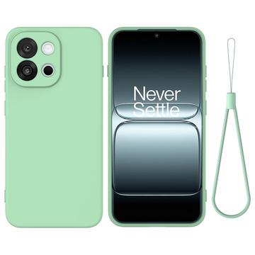 OnePlus 13T Nestemäinen silikonikotelo käsihihnalla