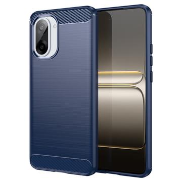 OnePlus Ace 5 Racing/Nord CE5 Harjattu TPU Suojakuori - Hiilikuitu