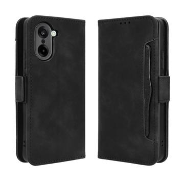 OnePlus Ace 5 Racing/Nord CE5 -kortinhaltijan lompakkokotelo - musta