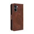 OnePlus Ace 5 Racing/Nord CE5 -kortinhaltijan lompakkokotelo - ruskea